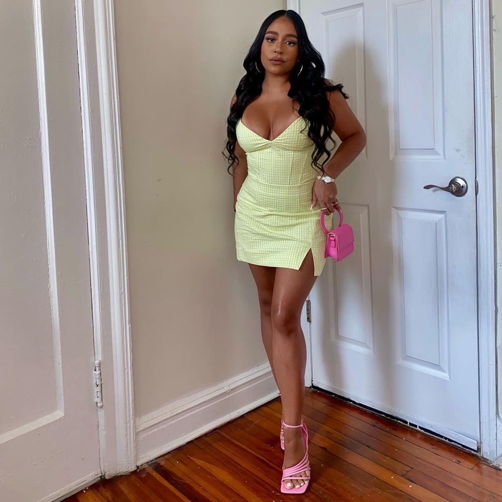 Zara corset top and matching skirt